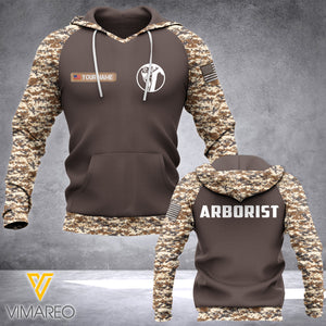 Personalized Arborist 3D printed hoodie SIEWQ