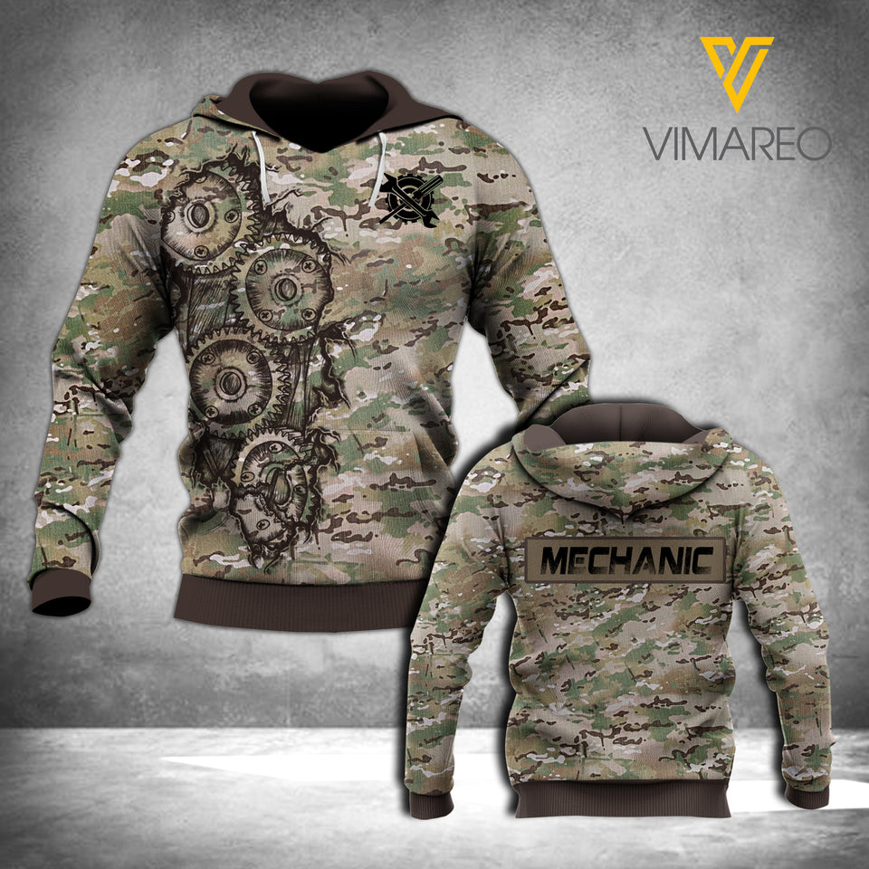 mechanic HOODIE 3D TPM CAMO