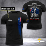 Personalized Australian Veteran Tshirt KXBEH