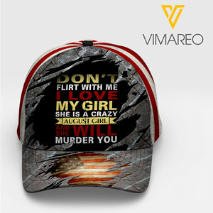 August Girl Peaked Cap 3D SEP-NL13