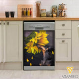 Dachshund Dog Sunflower Kitchen Dishwasher Cover