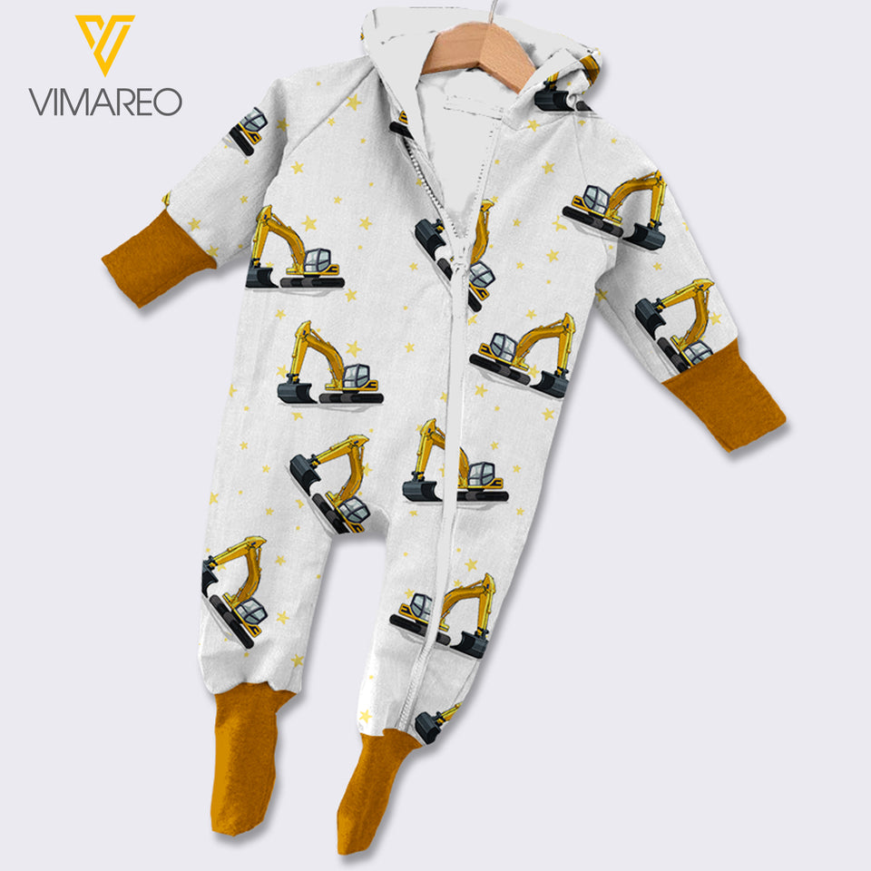 Excavator Baby Sweat Overall KSHEU5