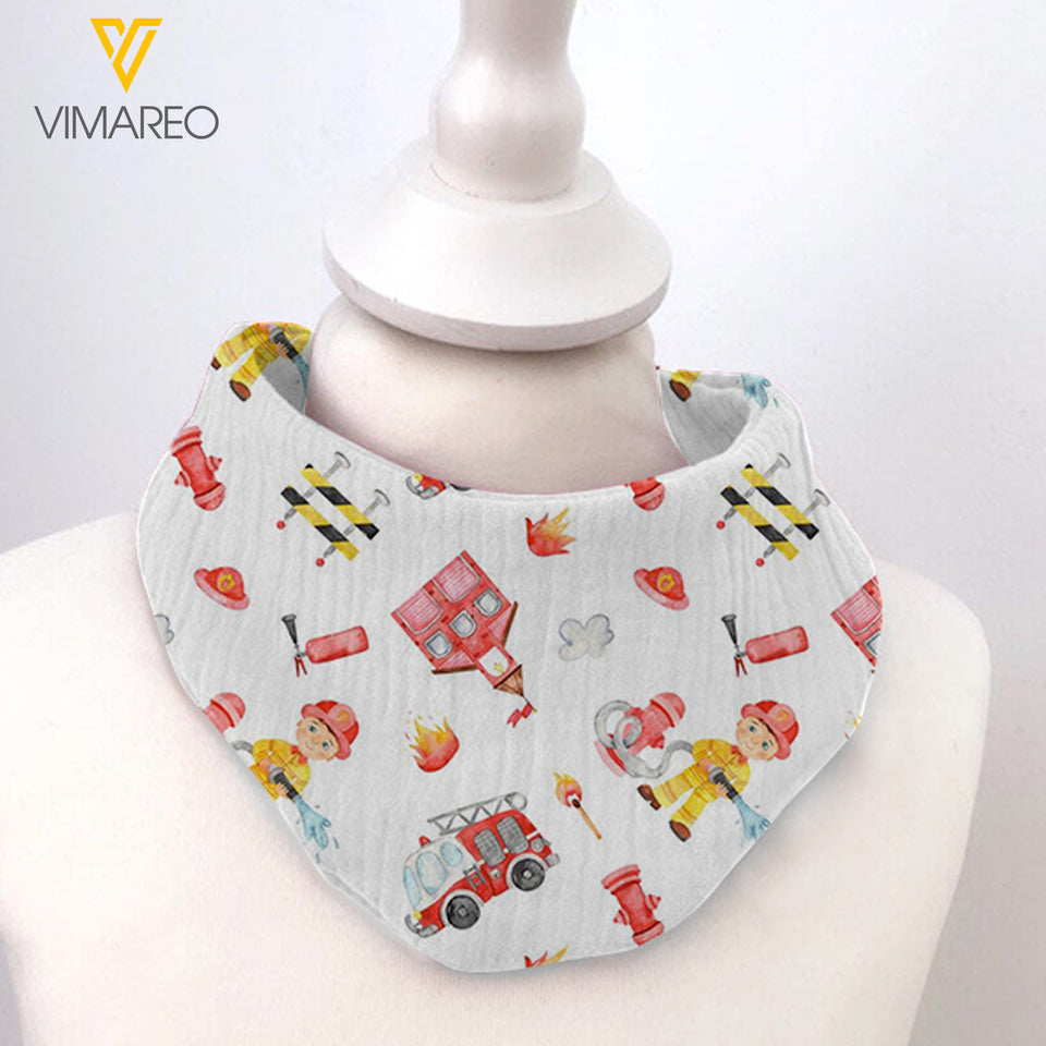 Firefighter Baby Neckerchief KSHEU2