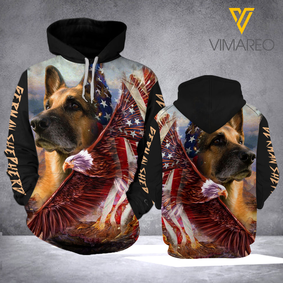 German Shepherd Dog Eagle Hoodie BHSGW