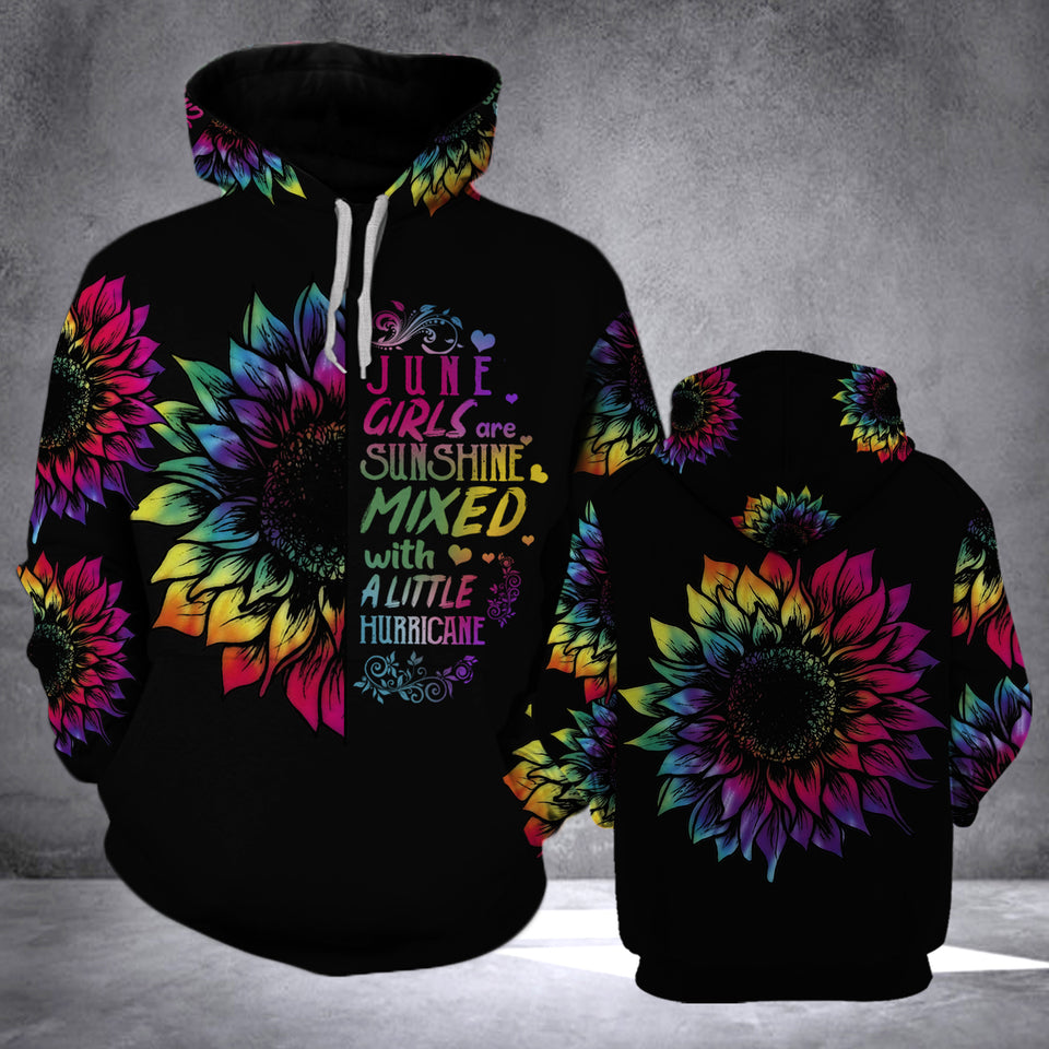 June Girl 3D printed hoodie SSEJDS