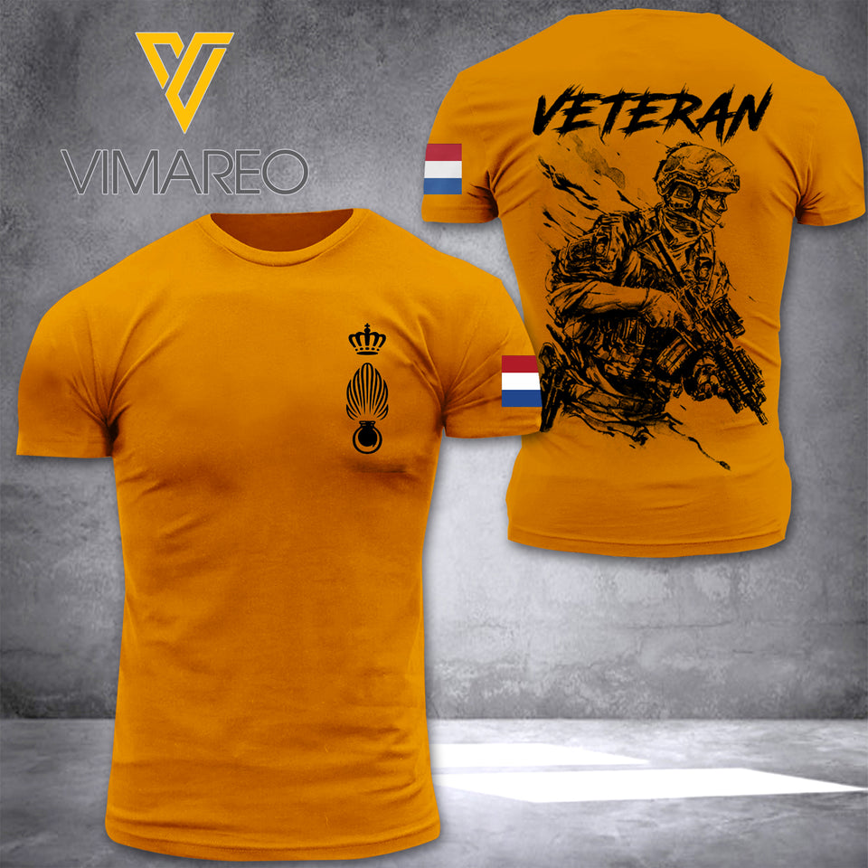 Koninklijke Marechaussee VETERANS TSHIRT 3D PRINTED AUG-NL27