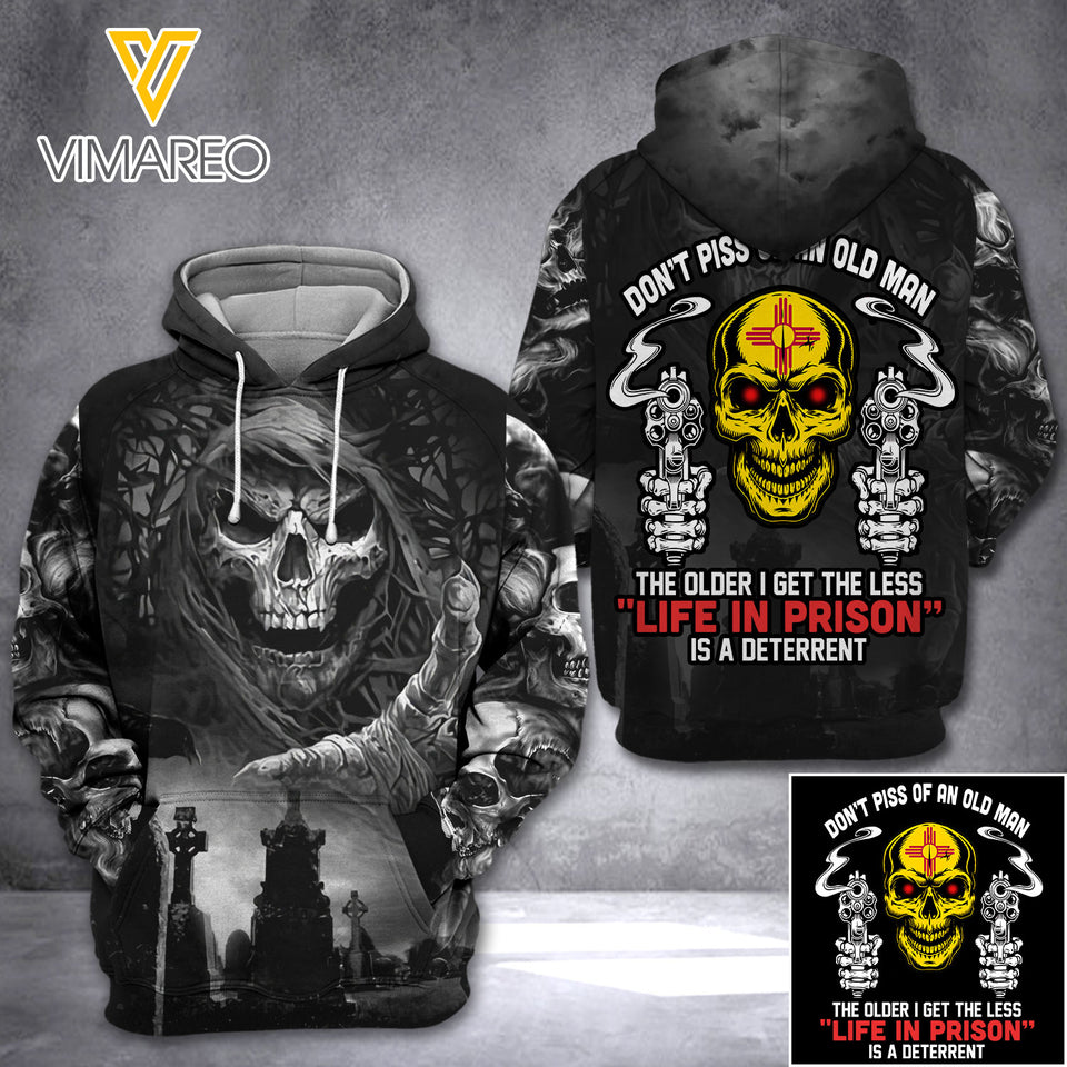 New Mexico Man Hoodie 3d Printed 3122
