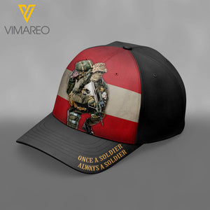 Austrian Army 3D Printed Peaked Cap MAY-HQ21