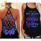 KHMD SISTER Criss-Cross Tank Top  1606