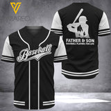 KHMD BASEBALL FATHER Jersey  SHIRT 3D PRINTED 0605