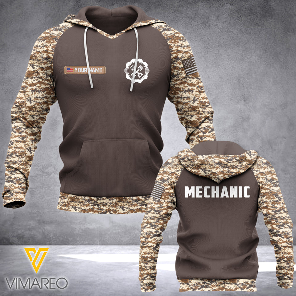 Personalized Mechanic 3D printed hoodie SIEWQ