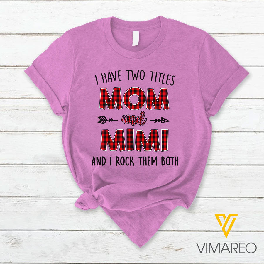 Customized Grandma nickname 3D Printed Shirt
