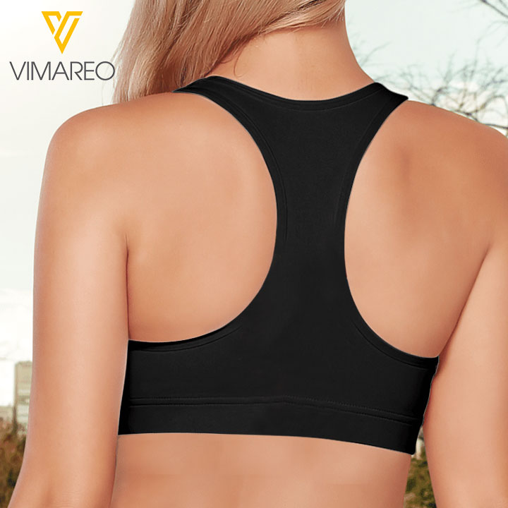Simple woman- Running and Dog 3D printed Sport bra