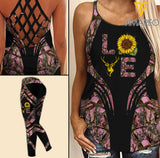 Hunting Girl Criss-Cross Open Back Camisole Tank Top 1903NGBQ