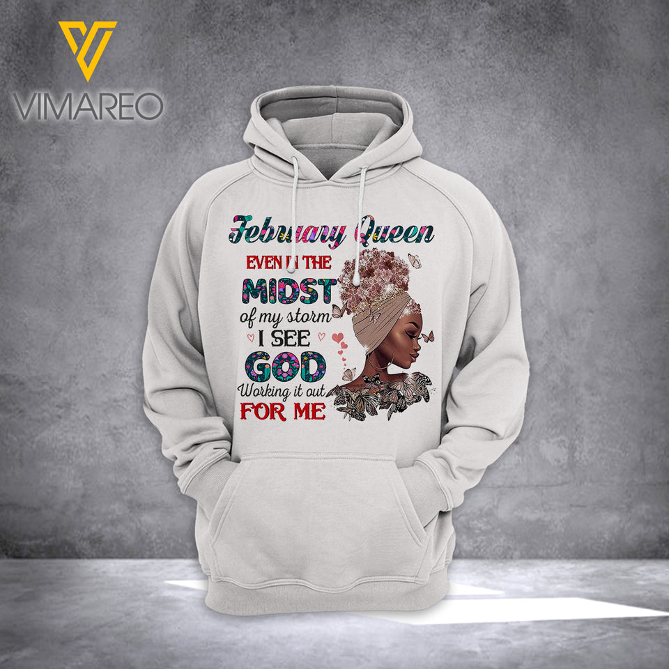 FEBRUARY GIRL EVEN IN THE MIDST HOODIE/ SWEATER QTHC1812