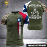 CUSTOMIZED TEXAS ARMY 3D PRINTED TSHIRT YYTT