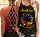 August Girl Criss-Cross Open Back Camisole Tank Top 1203 HVQ