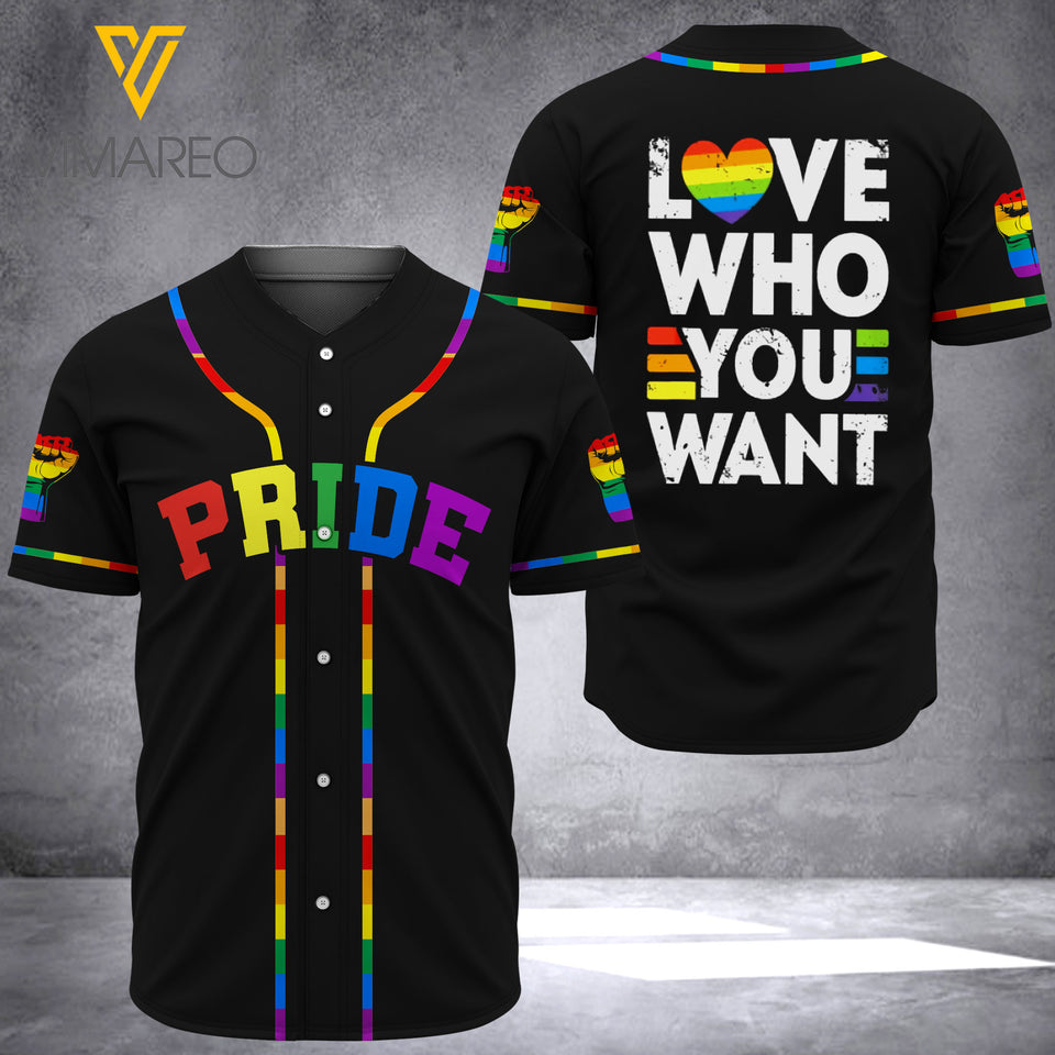 PRIDE LGBT LOVE WHO YOU WANT SHIRT 3D PRINTED TMTL
