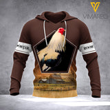 Rooster Ranch Brown Hoodie HSEGH