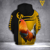 Rooster Yellow Black Hoodie HSEGH