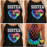 Sisters Criss-Cross Open Back Camisole Tank Top MJWBE2