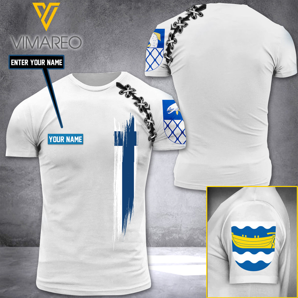 PERSONALIZED Kymenlaakso TSHIRT 3D PRINTED JUL-NL28