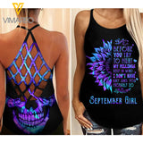 September Girl Criss-Cross Open Back Camisole Tank Top GHMFL