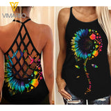 Drink Girl Criss-Cross Open Back Camisole Tank Top UYSGE4