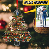 Personalized Your Image Girl Love Horse Christmas Wood Ornament Printed QTHQ2810