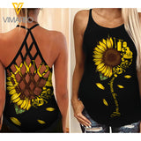Welder Criss-Cross Open Back Camisole Tank Top XMDEY