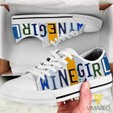Wine Girl Low Top Shoes SKSHE